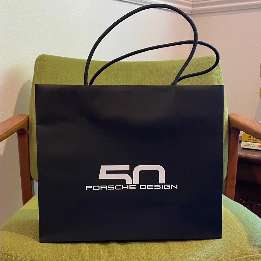 Porsche Design Black Shopping Bag